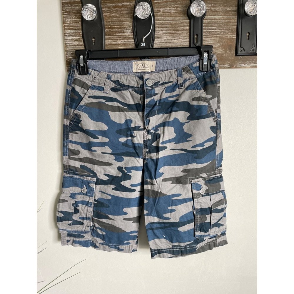 LUCKY BRAND Boy's Camo Cargo Short Size 18